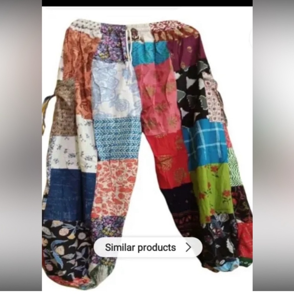 Floral Patchwork Women's Joggers - image 1